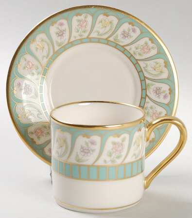 Boheme Flat Demitasse Cup & Saucer Set