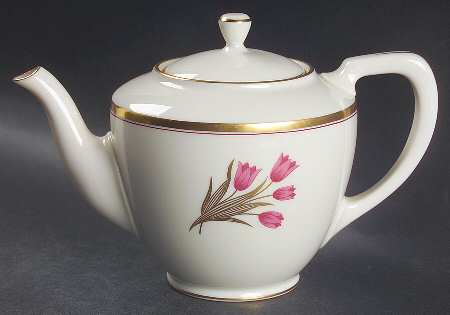 Bradford (Gold Trim) Teapot & Lid