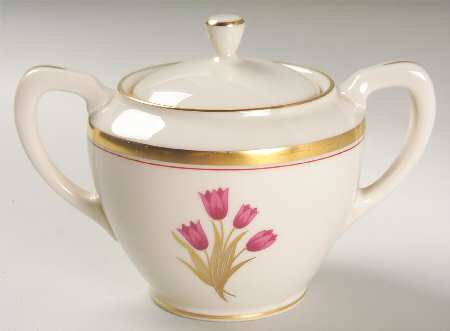 Bradford (Gold Trim) Shape 1962 Sugar Bowl & Lid