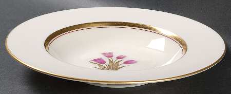 Bradford (Gold Trim) Rim Soup Bowl