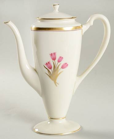Bradford (Gold Trim) Mini Coffee Pot & Lid