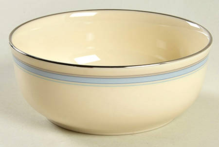 Bradford (Platinum Trim) Fruit/Dessert (Sauce) Bowl