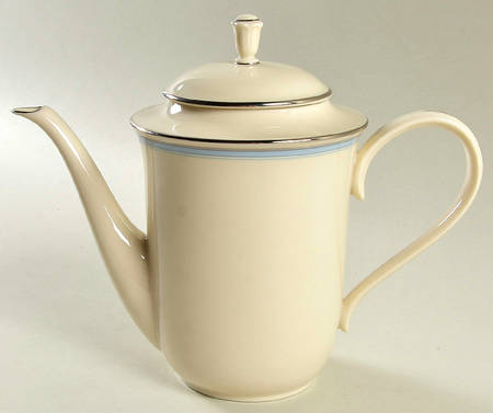 Bradford (Platinum Trim) Coffee Pot & Lid