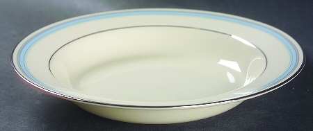 Bradford (Platinum Trim) Rim Soup Bowl