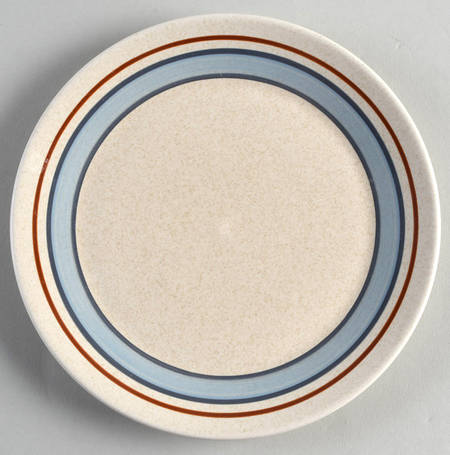Brushwork Blue Salad Plate