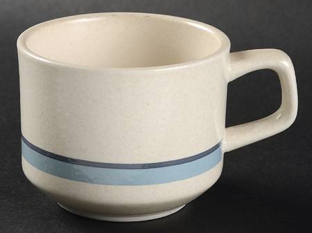 Brushwork Blue Flat Cup