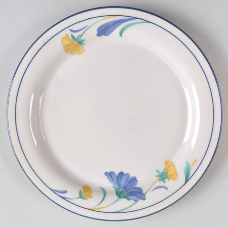 Buttercups on Blue (For The Blue) Salad Plate