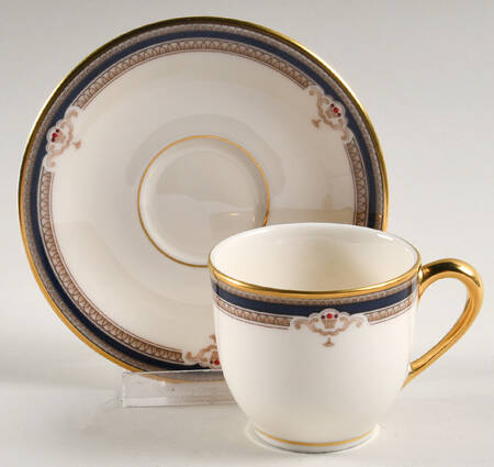 Buchanan Flat Demitasse Cup & Saucer Set