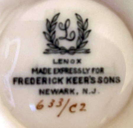 C2 Footed Cream Soup Bowl & Saucer Set