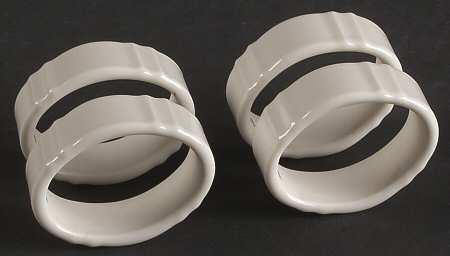 Casual Elegance Napkin Ring - Set of 4