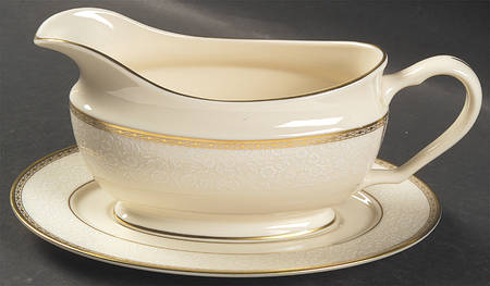 Capital Gardens Gravy Boat & Underplate