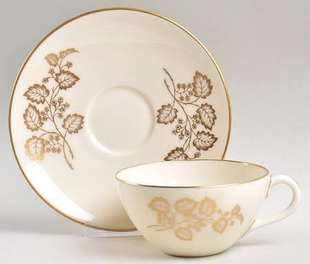 Celeste Flat Cup & Saucer Set