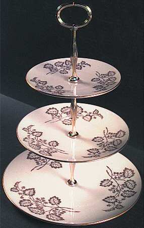 Celeste 13 7/8"-14 1/4" 3-Tiered Serving Tray(DP,SP,BB) HC