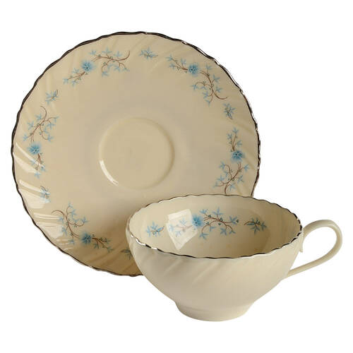 Chanson Flat Cup & Saucer Set