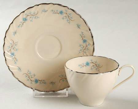 Chanson Flat Demitasse Cup & Saucer Set