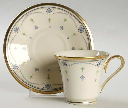 Chateau Footed Demitasse Cup & Saucer Set