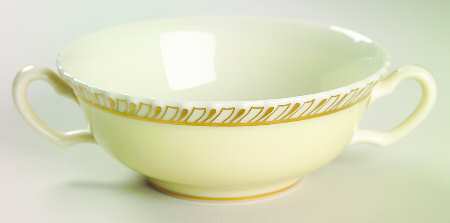 Chelsea Cream Flat Cream Soup Bowl