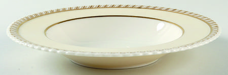 Chelsea Cream Rim Soup Bowl