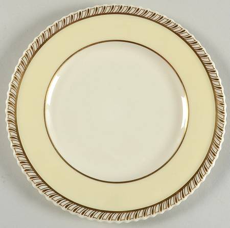 Chelsea Cream Salad Plate