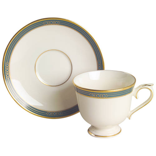 Chatham Gate Footed Demitasse Cup & Saucer Set