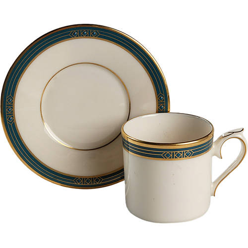 Chatham Gate Flat Demitasse Cup & Saucer Set