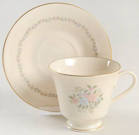 Christie Footed Cup & Saucer Set