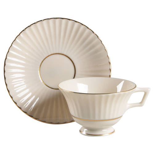 Citation Gold Footed Cup & Saucer Set