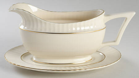 Citation Gold Gravy Boat & Underplate