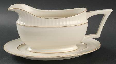 Citation Gold Gravy Boat & Underplate