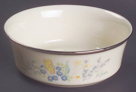 Cinderella (Newer, Platinum Trim) Fruit/Dessert (Sauce) Bowl