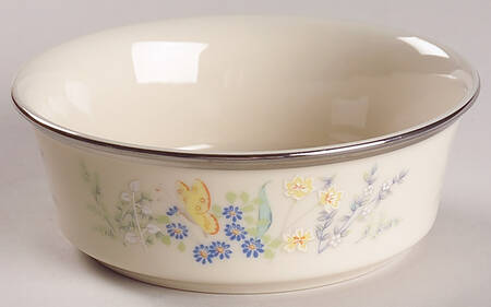 Cinderella (Newer, Platinum Trim) Coupe Cereal Bowl