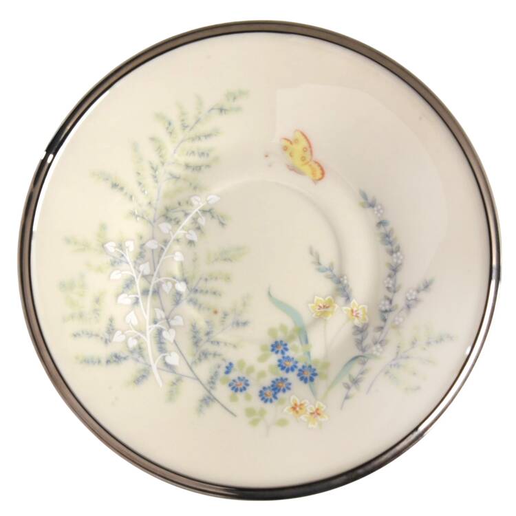Cinderella (Newer, Platinum Trim) Saucer