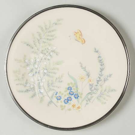 Cinderella (Newer, Platinum Trim) Salad Plate