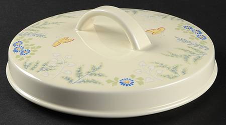 Cinderella (Newer, Platinum Trim) Lid for Large Round Oven To Table Casserole