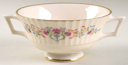 Cinderella (Old, Gold Trim) Footed Cream Soup Bowl