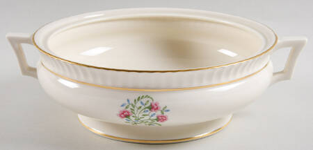 Cinderella (Old, Gold Trim) Round Vegetable No Lid