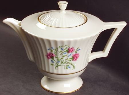 Cinderella (Old, Gold Trim) Teapot & Lid
