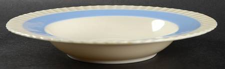 Classic Blue Rim Soup Bowl
