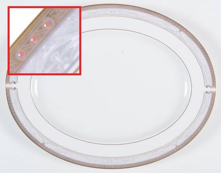 Classic Elegance 16" Oval Serving Platter