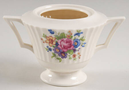 Classic Rose Sugar Bowl No Lid