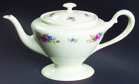 Classic Rose Shape 742 Teapot & Lid