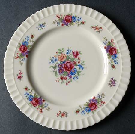 Classic Rose Salad Plate