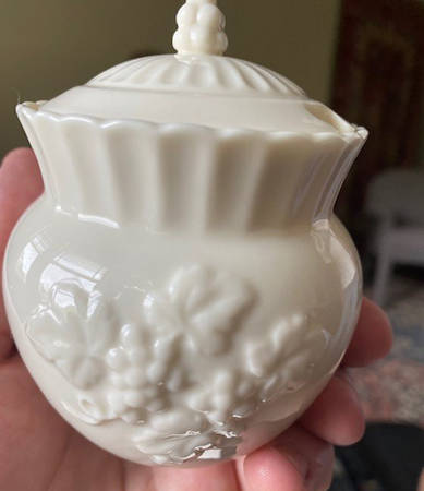 Classic White Jam/Jelly & Lid