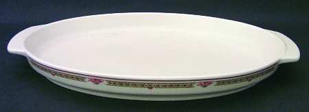 Coral Blossoms 15" Oval Roaster by Lenox