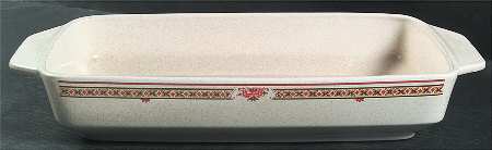 Coral Blossoms 15" Rectangular Baker by Lenox