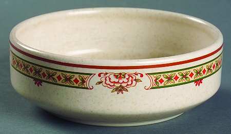 Coral Blossoms Fruit/Dessert (Sauce) Bowl