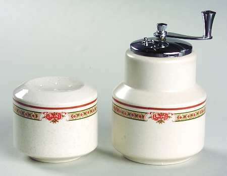 Coral Blossoms Salt Shaker & Pepper Mill Set