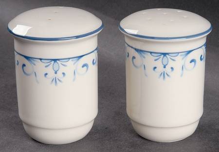 Country Blue Salt & Pepper Set