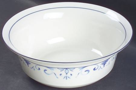 Country Blue 8" Round Vegetable Bowl
