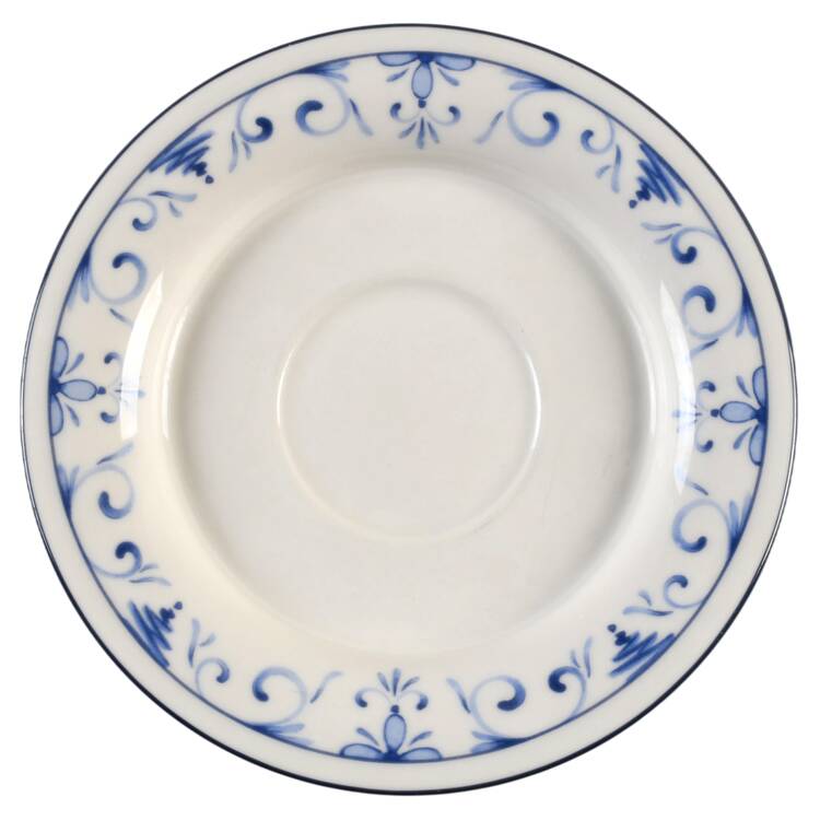 Country Blue Saucer